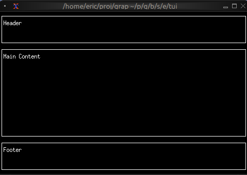 Layout With Header and Footer